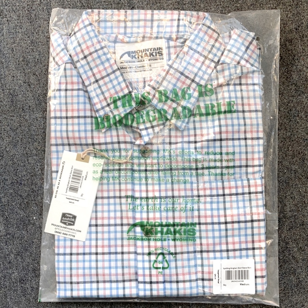 Mountain Khakis Plaid Short Sleeve Shirt